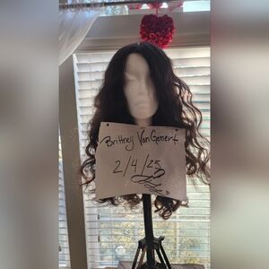 Lacefront Chocolate brown wavy wig